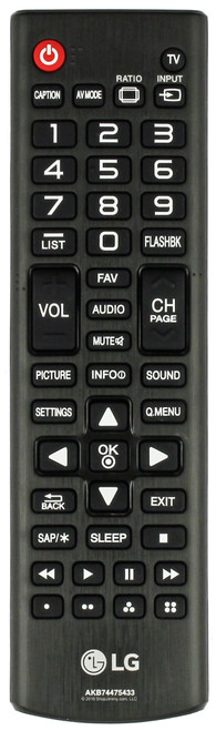 LG AKB74475433 Remote Control 32LF5600 55LF6000 42LF5600 55LF6000-Open Bag