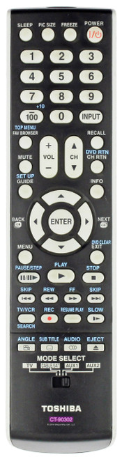 Toshiba 75010932 Remote Control