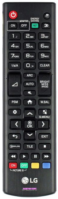 LG AKB74915384 Remote Control--NEW