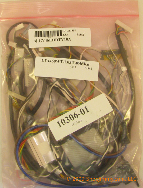 Vizio GV46LHDTV10A LTA460WT-L03 Cable Kit