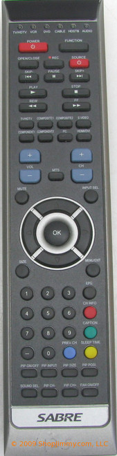 Sabre KIE20060719 Remote Control