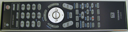 Toshiba 75002859 Remote Control CT-90255