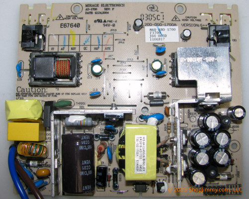 Proview 860-AB0-1700 Power Supply / Backlight Inverter