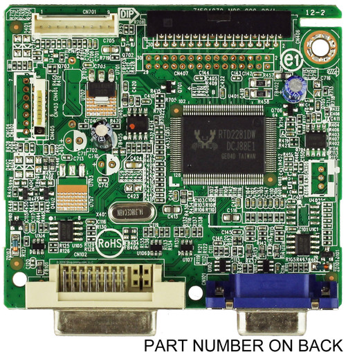 Acer CBPFGQCCB0BA668 Main Board for V246HL
