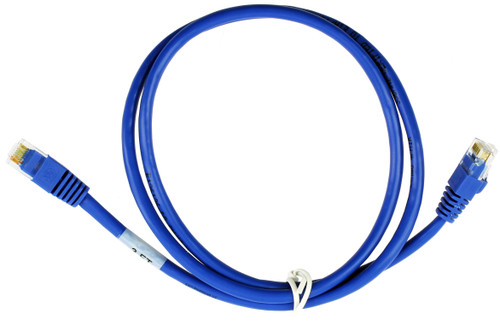 Quiktron 570-110-003 3ft Value Series Cat5E Booted Patch Cord - Blue