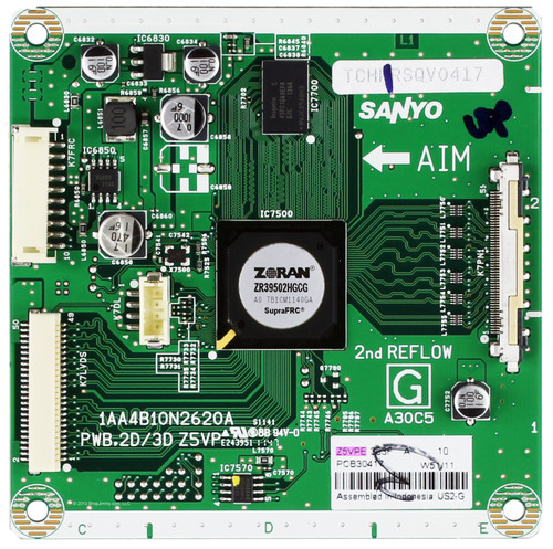 Sanyo 1AA4B10N2620A Z5VPE (1AA4B10N2620A, Z5VPE) Reflow Board