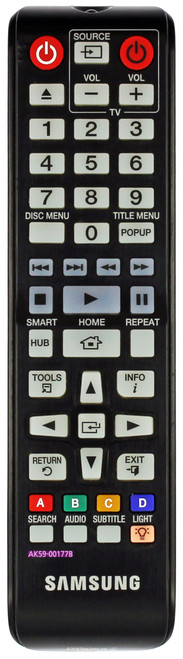 Samsung AK59-00177B BD-H6500/ZA Blue-Ray Player Remote Control-- Open Bag
