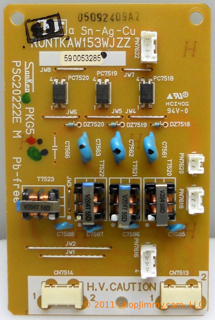 Sharp RUNTKAW153WJZZ (PSC20222E M PKG5) Backlight Inverter