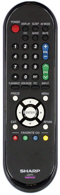 Sharp RRMCGA667WJSA Remote Control