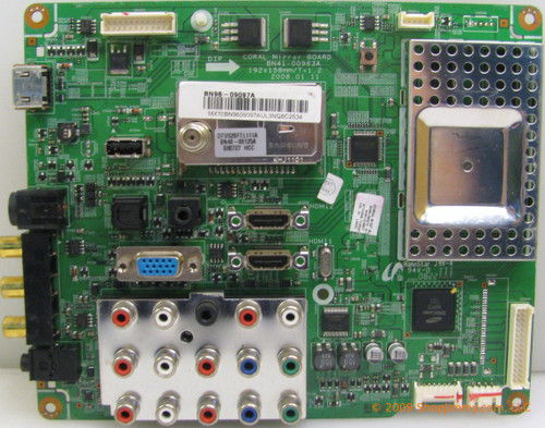 Samsung BN96-09097A Main Board for LN32A450C1DXZA