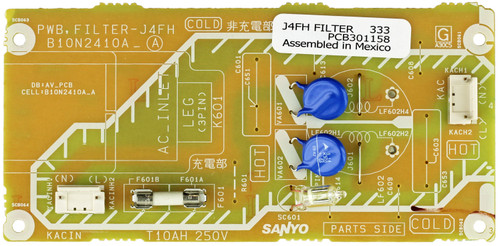 Sanyo PCB301158 (B10N2410A, J4FH-Filter) Filter Board