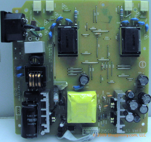 NEC PWTV1742QDN2P Power Supply Backlight Inverter for ASLCD72V-BK