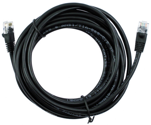 Quiktron 570-135-014 14ft Value Series Cat5E Booted Patch Cord - Black