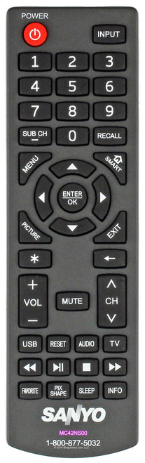 Sanyo MC42NS00 Remote Control--Open Bag