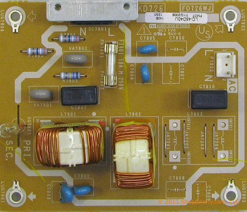 Sharp DUNTKD726FM07 (KD726, FD726WJ) AC Line Filter