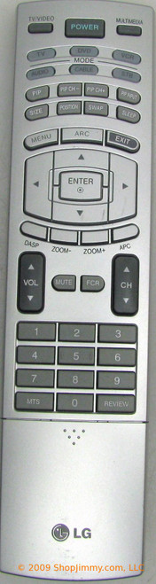 LG 6710V00141H Remote Control