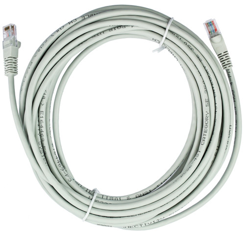 Quiktron 570-100-025 25ft Value Series Cat5E Booted Patch Cord - Gray