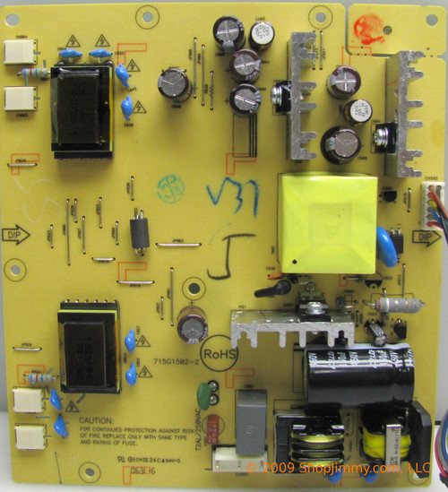 HP PWTV1742CPH2P Power Supply Backlight Inverter for HSTND-2A07 L1706