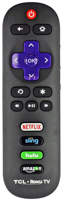 TCL RC280 Roku Remote Control w/ Netflix Sling Hulu Amazon--OPEN BAG