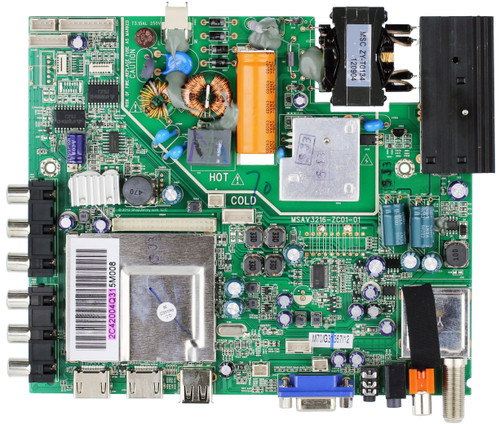 Westinghouse 2C.42004.Q31 (MSAV3216-ZC01-01) Main Board / Power Supply Version 1