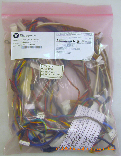 Vizio VP504FHDTV10A Cable Kit