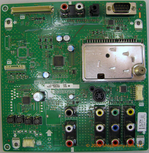 Sharp DUNTKE374FM01 (QPWBNE374WJZZ, KE374) Terminal Board