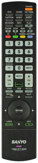 Sanyo GXEB Remote Control--Open Bag