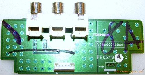 Toshiba 75005777 (V28A000310A2, PE0248A-2)V Side AV Board