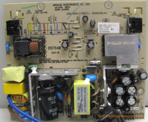 Proview 860-AB0-170DTL1-A Power Supply Backlight Inverter