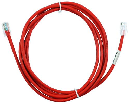 Quiktron 570-130-007 7ft Value Series Cat5E Booted Patch Cord - Red