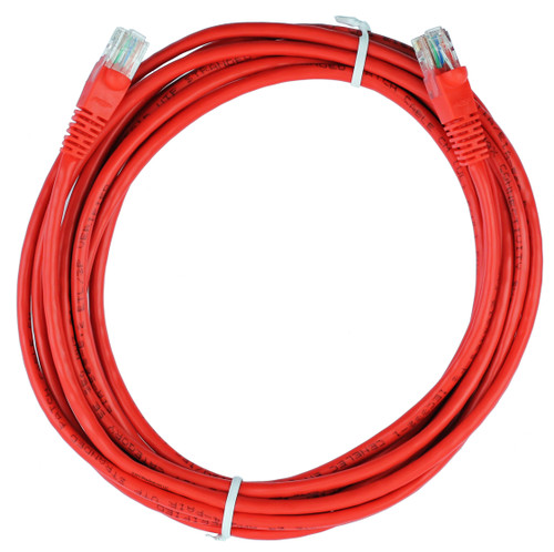 Quiktron 570-130-014 14ft Value Series Cat5E Booted Patch Cord - Red