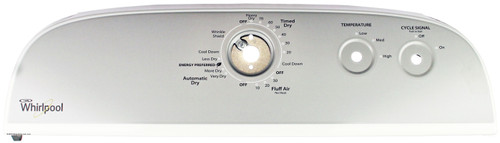 Dryer W10692607 Control Panel