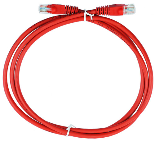 Quiktron 570-130-003 3ft Value Series Cat5E Booted Patch Cord - Red