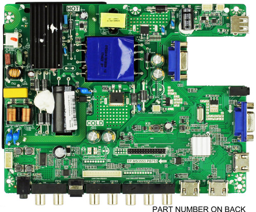 Sceptre 8142123352159 Main Board / Power Supply for X435BV-FSR (See Note)