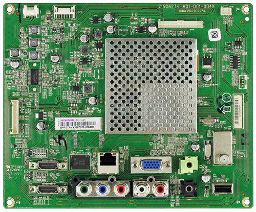 Vizio 756XECB02K049 Main Board for E280I-B1 (LTT3PRGQ)