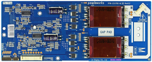 LG 6632L-0581A (PPW-CC47NS-M) Master Backlight Inverter