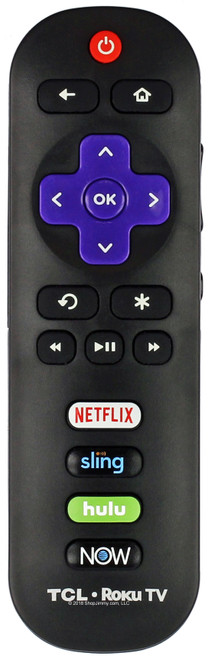 TCL RC280 Roku Remote Control w/ Netflix Sling Hulu NOW--OPEN BAG