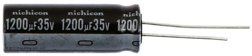 Nichicon 35UT1200 1200uf @ 35V Hi Temp Radial Capacitor