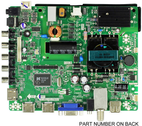 Westinghouse 34014063  Main Board for DWM40F1Y1-C (TW-00901-C040D)