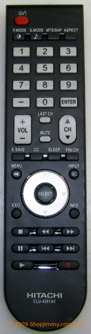 Hitachi 098GRABD1NEHTM (CLU-4591AV) Remote Control