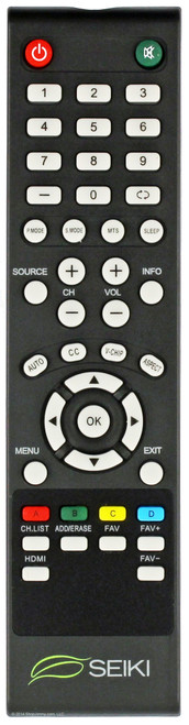 Seiki Remote Control Version 1--Open Bag