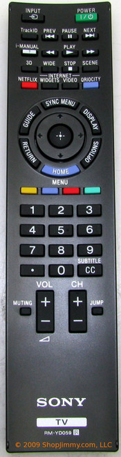 Sony 1-489-479-11 (RM-YD059) Remote Control