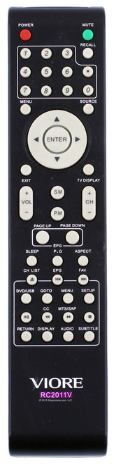 Viore RC2011V Remote Control