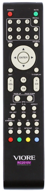 Viore 504C3701105 (RC2010V) Remote Control