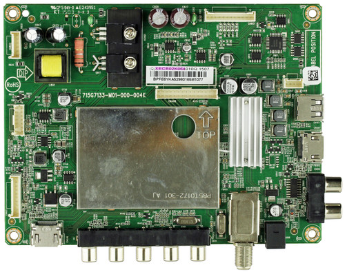 Vizio 756TXECB02K064 Main Board for D43-C1 (LTTWSEAR / LTBWSEAR Serial)