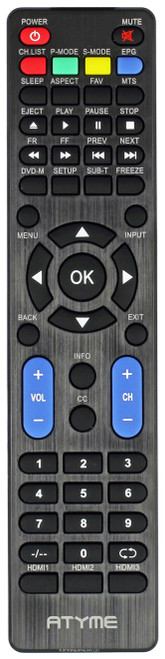ATYME LED TV Remote Control Version 1- New