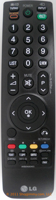 LG AKB69680403 Remote Control