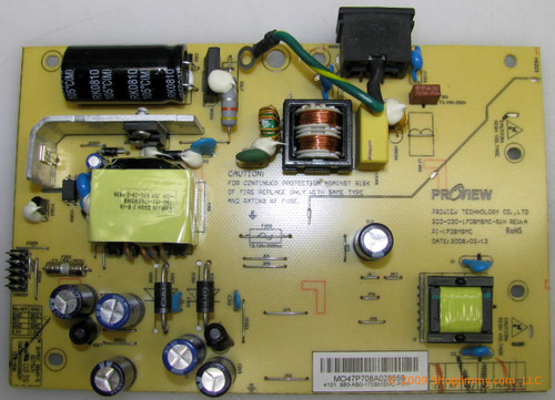 Proview 860-AB0-170BMSMC-PCH Power Supply / Backlight Inverter