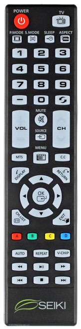 Seiki Remote Control Version 3--NEW