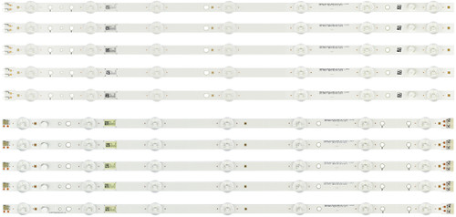 Samsung LED Backlight Strips (10) UN55J6200AF UN55J6201AF UN55J620DAF ETC. NEW